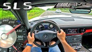 $1000000 Mercedes SLS AMG Black Series on the AUTOBAHN