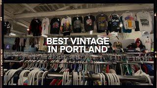 Best Vintage Shopping in Portland  Thrift with Me