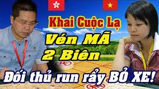 Cờ tướng Khai cuộc Lạ 2 MÃ vén Biên Ngô Lan Hương khiến ĐS Hồng Kông run rẩy Bỏ Xe