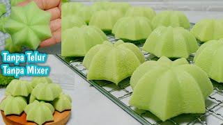 PASTI LEBIH UNTUNG‼️ TANPA TELUR TANPA MIXER MUDAH ENAK  RESEP BOLU SAKURA PANDAN UNTUK IDE JUALAN