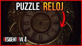 Resident Evil 4 Remake - PUZZLE RELOJ CON ASHLEY  PUZZLE CLOCK WITH ASHLEY  GUIA