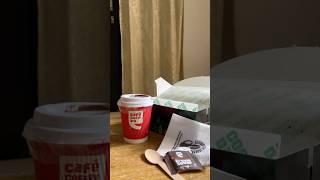 Cafe Coffee Day  Hot Chocolate Hazelnut Brownie #youtubeshorts #karanaujla #chocolate #viralvideo