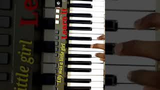 Lily was a little girl Piano  Keyboard tutorial  by Jebin Joe K.P  Jebin Theme Joe  #shorts