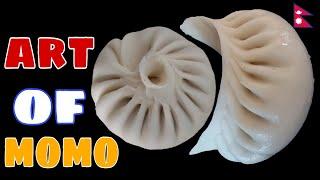 Best Shape Of MoMo  How To Fold Best Designs Of MoMoDumplings  How To Make Dumpling