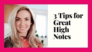 How to sing high notes really well...