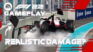 Does The F1 22 Game Have REALISTIC DAMAGE?  F1 22 Gameplay 
