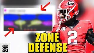 EA College Football 25 Easy Lockdown Zone Defense3-3-5 Zone Defense SETUPMore USER PICKS INSTANTLY