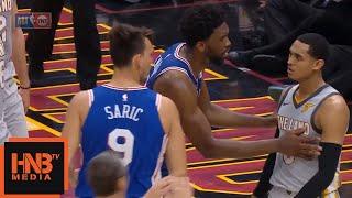 Jordan Clarkson Ejected From The Game  Cavaliers vs 76ers