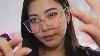 ASMR Stress & Negativity Plucking  Personal Attention Face Touching Visual Triggers 