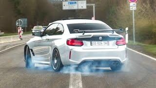 Cars Leaving Nürburgring Tankstelle DRIFTS & POWERSLIDES Zenvo TSR-S 959  RS6 ABT-R AMG GT BS