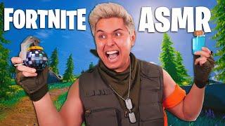 ASMR  FORTNITE In Real Life Roleplay  Default Skin Chugs Too Much Shield