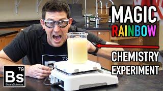 Magic Rainbow - Fun Chemistry Experiment with Milk of Magnesia and Vinegar