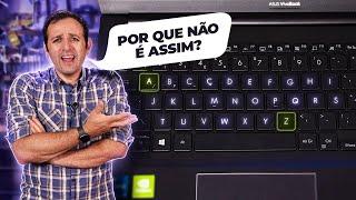 A ESTRANHA ORDEM das LETRAS do TECLADO