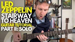 Stairway to Heaven Guitar Solo by Led Zeppelin Tutorial - Guitar Lessons with Stuart