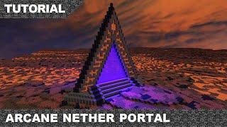 Minecraft Arcane Nether Portal Tutorial & Download