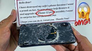 Restore iPhone X Cracked and Turn it into an iPhone 12 Pro Rebuild Broken Phone