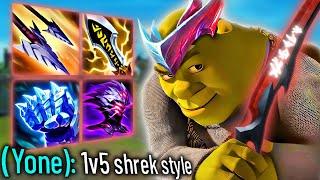 YONE CAN 1v5... SHREK STYLE