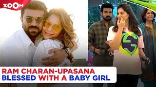 Ram Charan and Upasana Kamineni welcome a baby girl couples first child after 11 years of marriage