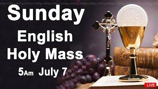 Catholic Mass Today I Daily Holy Mass I Sunday July 7 2024 I English Holy Mass I 5.00 AM