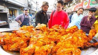 Street Food IFTAR in Karachi for RAMADAN EXTREME Chicken Chargha + IFTARI Street Food in Pakistan