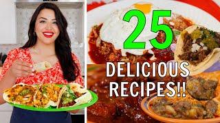 MEXICAN FOOD RECIPES DINNER COMPILATIONS  SATISFYING TASTY COOKING COMPILATIONS