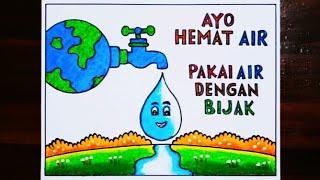 Gambar Poster hemat energi air - Poster hemat energi