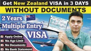  NEW ZEALAND Multiple Entry Visa in 3 Days Without Documents  No Appointment - NZ eTA Visa Online