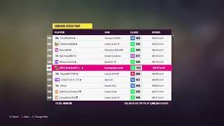 FH5 - Sendero speed trap World Record 465 kmh