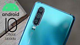 Huawei P30 Official Android 10 Update