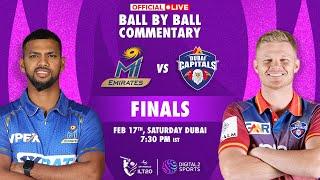 Match -34 MI Emirates vs Dubai Capitals  FINALS OFFICIAL Ball-by-Ball Commentary  #ilt20