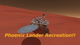 KSP 1.2.2  Phoenix Lander Recreation  NASA Phoenix Mars Lander