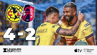 Resumen completo del América vs. St Louis City  8vos de Final  Leagues Cup 2024  Estamos en 4tos