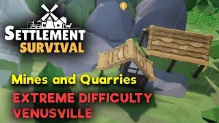 Mining - Settlement Survival - EXTREME DIFFICULTY - Gameplay