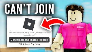 Cant Join Roblox Games - Fix