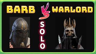 Solo Warlord VS Barbarian  Solo Mastery Challenge  Dark and Darker