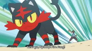 Ash litten evolves into torracat sun & moon