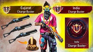 Pushing TOP 1 in Charge Buster  Free Fire Solo Rank Pushing with Tips and Tricks  Road to Top 1