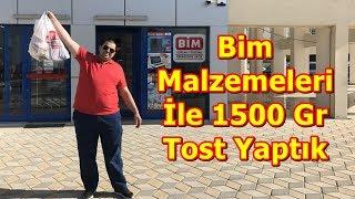 Bim Malzemeleri İle 1500 Gr. Tost Yaptık