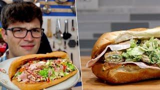 I Tested All the Tiktok Chopped Sandwiches- Italian Combo Chicken Caesar Poutine