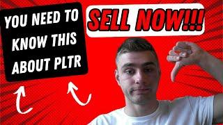 Last chance to sell PLTR