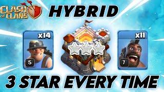 TH 11 Most Powerful attack  Hybrid  War Attack Strategies