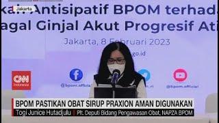 BPOM Pastikan Obat Sirup Praxion Aman Digunakan