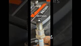 Kawasaki FS730v sparkplug change at 58.4 hours #kawasaki #sparkplug #fs730v #badboy