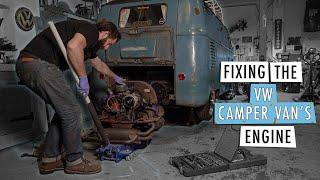 Repairing The VW Camper Vans Engine  Episode 1