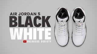 BLACK WHITE 2024 Air Jordan 5  DETAILED LOOK + PRICE