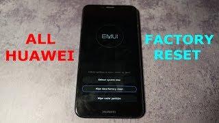 Hard Reset Factory Reset - All Huawei phones with Android 8.0 Mate Honor P10 P10 Lite ...