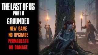 The Last of Us Part II Grounded New Game Permadeath Whole Game No Damage No Upgrade