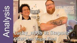 OC Analysis lucky n00b vs Steponz - OCWC Final