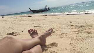 Toes on the Andaman beach