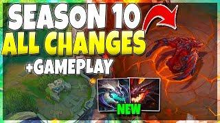 SEASON 10 ALL CHANGES + GAMEPLAY New DragonsItemsMap & More EXPLAINED League of Legends
